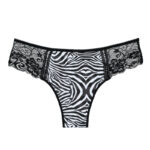 Γυναικείο Σλιπ Brazil με Δαντέλα (Μεγάλα Μεγέθη)
 Fashion Factory-20718 ΑΣΠΡΟΜΑΥΡΟ