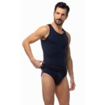 Φανέλα Minerva Classic 1400(5-6-7) Μαύρο, Μπλέ