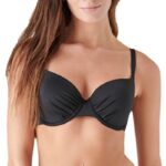 Γυναικείο Μαγιό Top Blu4u Ενίσχυση και Μπαλένα 24366083C-02 ΜΑΥΡΟ