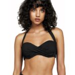 Γυναικείο Μαγιό Top  Με Μπαλένα Blu4u-24366088D-02 ΜΑΥΡΟ