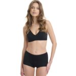 Γυναικείο Boxer Σλιπ 2Pack Bamboo WALK-W2034-0202 ΜΑΥΡΟ