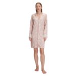 Νυχτικό Γυναικείο Homewear Με Μακρύ Μανίκι Anil-11293 ΡΟΖ