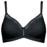 Σουτιέν Triumph Cotton Beaty N 10094814-0004 ΜΑΥΡΟ