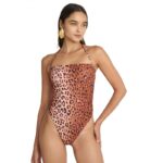 Γυναικείο Μαγιό Ολόσωμο Straples BLU4U-25358284-19 ANIMAL