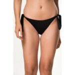 Γυναικείο Μαγιό Slip Mini Δετό BLU4U- 26365082-02  ΜΑΥΡΟ