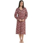 Νυχτικό Γυναικείο Με Μακρύ Μανίκι Primavera-N280