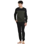 Πυτζάμα Ανδρική Κουμπωτή Μακρύ Μανίκι και Μακρύ Παντελόνι Primavera-N504