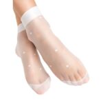 Κάλτσα παιδική 3Pack με πουά Novιti-SM004-G-01 ΛΕΥΚΟ