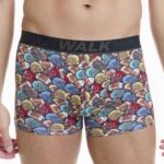 Ανδρικό Εσώρουχο Boxer Με Εξωτερικό Λάστιχο WALK W1754-11 ΠΟΛΥΧΡΩΜΟ