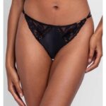 Γυναικείο Σλιπ “Lyra-Satin” String Dorina-FXST0051LA182-BK0001