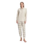 Πιτζάμα Γυναικείο Μακρύ Μανίκι Μακρύ Παντελόνι Anil-11210 ΜΠΕΖ