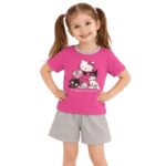 Πυτζάμα Παιδική Με Κοντό Μανίκι & Κοντό Παντελόνι-4106