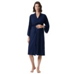 Ρόμπα Γυναικεία Με Μακρύ Μανίκι Catherine s-B10165  ΜΠΛΕ