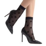 Γυναικεία Σοσόνια με σχέδιο Marilyn Me-We-SL C21-ΜΑΥΡΟ