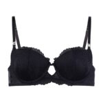 Γυναικείο Σουτιέν Με Push Up & Μπαλένα “EZRA” Dorina-FXBC0014LA200-BK0001 ΜΑΥΡΟ
