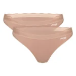 Γυναικείο Slip String  “Go Blush” 1+1 ΔΩΡΟ Sloggi-10228606 00ME/ME ΜΠΕΖ