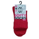 Γυναικεία Κάλτσα Μονόχρωμη ME/WE-1-0301-0 ΚΟΚΚΙΝΟ