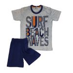 Πυζάμα Παιδική Για Αγόρι Με Κοντό Μανίκι &  Παντελόνι Baracuda-16249BA ΠΟΛΥΧΡΩΜΟ