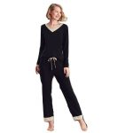 Πυτζάμα Γυναικεία Με Μακρύ Μανίκι & Μακρύ Παντελόνι βισκόζη Penye Mood Exclusive
