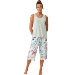 Πιτζάμα Γυναικεία Με Φαρδιά Ράντα & 2/3 Παντελόνι Catherine s-2152CA ΒΕΡΑΜΑΝ
