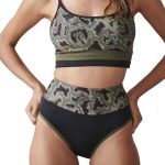 Γυναικείο Μαγιό Ψηλόμεσο Slip Midi BLU4U-22365154-15