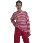 Πυζάμα Εφηβική Για Κορίτσι Με Μακρύ Μανίκι & Μακρύ Παντελόνι Amelie-30430AM