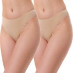 Γυναικεία Σλιπ Brazil 2 Pack Minerva-81322 ΜΠΕΖ