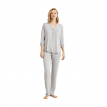 Πυτζάμα Γυναικεία Με Μακρύ Μανίκι & Μακρύ Παντελόνι Κουμπωτή Catherine s-874CA