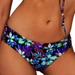 Μαγιό BLU4U  Purple Tropics  Hipster Bikini Bottom-936511 ΜΩΒ ΣΚΟΥΡΟ