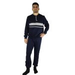 Ανδρική Πυτζάμα με Μακρύ Μανίκι- Πατιλέτα και Παντελόνι-B193 MΠΛΕ