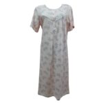 Νυχτικό Γυναικείο Με Κοντό Μανίκι & Πατιλέτα Primavera-E438-3 ΡΟΖ