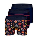 Ανδρικό Boxer John Frank Football Orange-JF3BCA12 ΜΠΛΕ