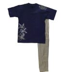 Πυτζάμα Ανδρική Με Κοντό Μανίκι & Mακρύ Παντελόνι Baracuda-PC41BN+PC43N/G